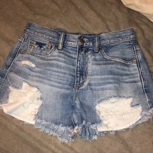 american eagle jean shorts